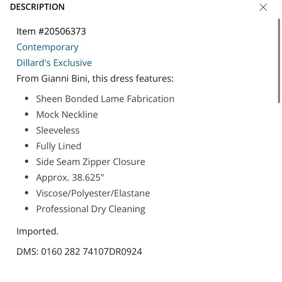 NWT GIANNI BINI DRESS - Picture 3 of 3